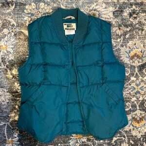 Vintage REI Teal down Vest sz.kids 10/W XXS